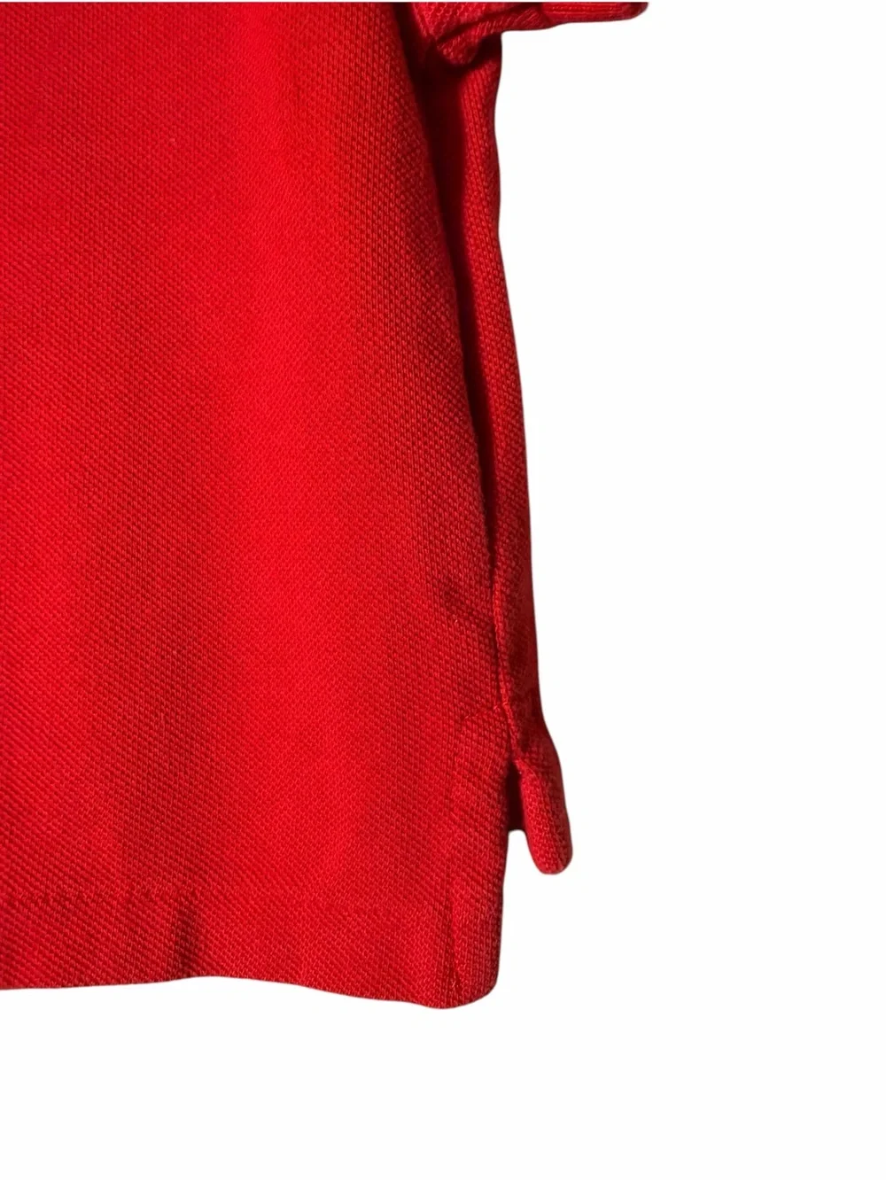 Vintage Ralph Lauren Boys Red Polo with Big Pony Embroidery